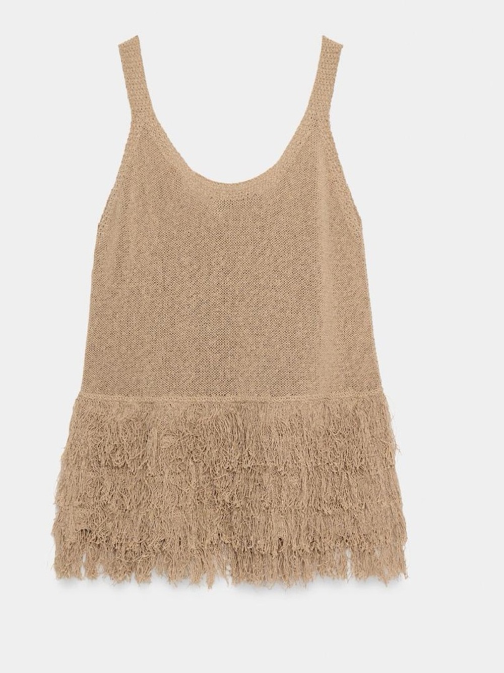NWT Zara fringe knit top - Picture 6 of 9